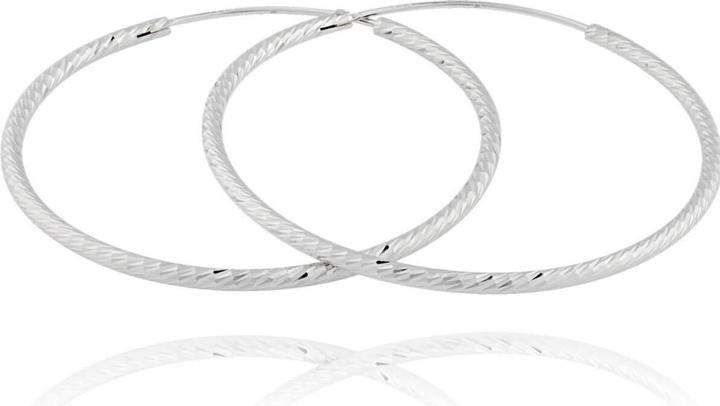 Image du produit JVD Anneaux d'oreilles en argent SVLE0215XD500 - Diamètre : 4 cm