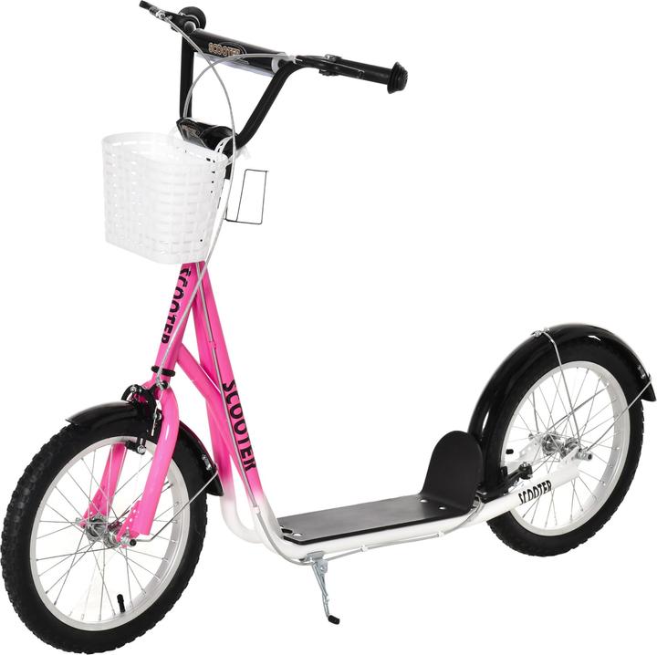 Actual product image Homcom Children's scooter with front basket