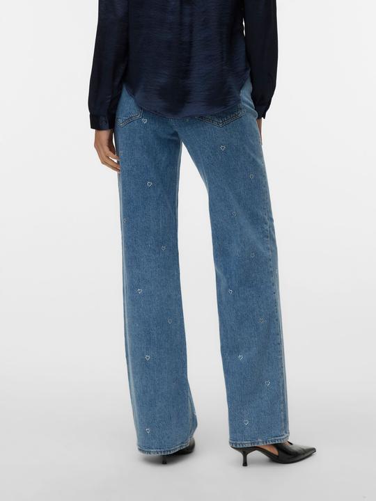 Produktbild Vero Moda VMTESSA Hohe Taille Weiter Beinschnitt Jeans Weit geschnitten (W26/L32)