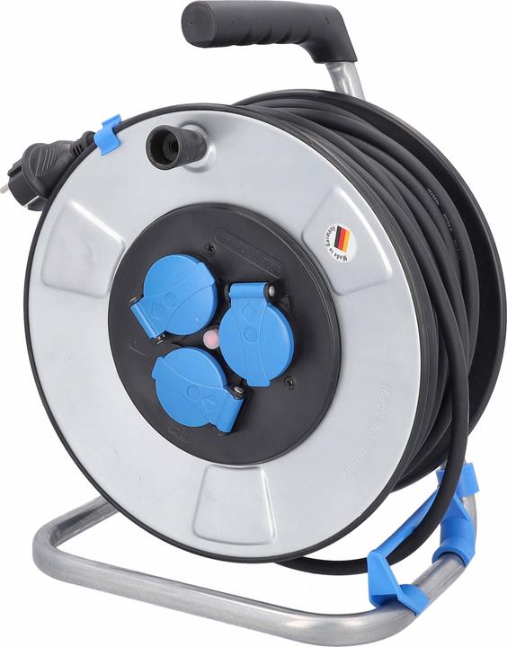 Actual product image As - Schwabe Metal cable reel with protective insulation (40 m, 1.50 mm²)