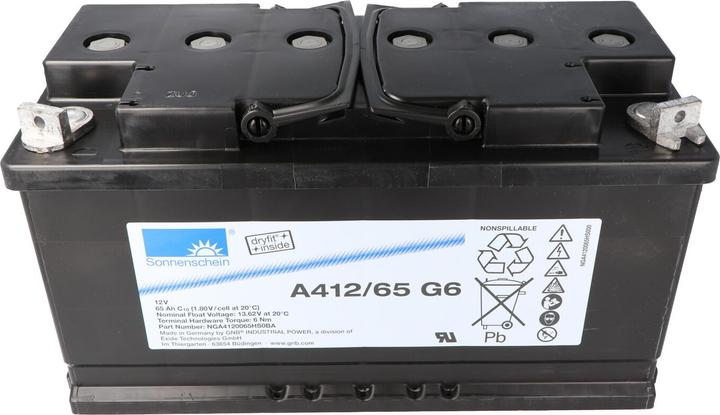 Produktbild Tadiran Sonnenschein Dryfit A412/65 G6 Akku Blei PB 12Volt 65Ah (12 V, 65 Ah)