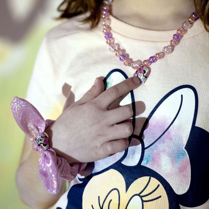 Immagine prodotto Minnie Mouse Set di collana e bracciale 2 pezzi Rosa (multicomposizione)