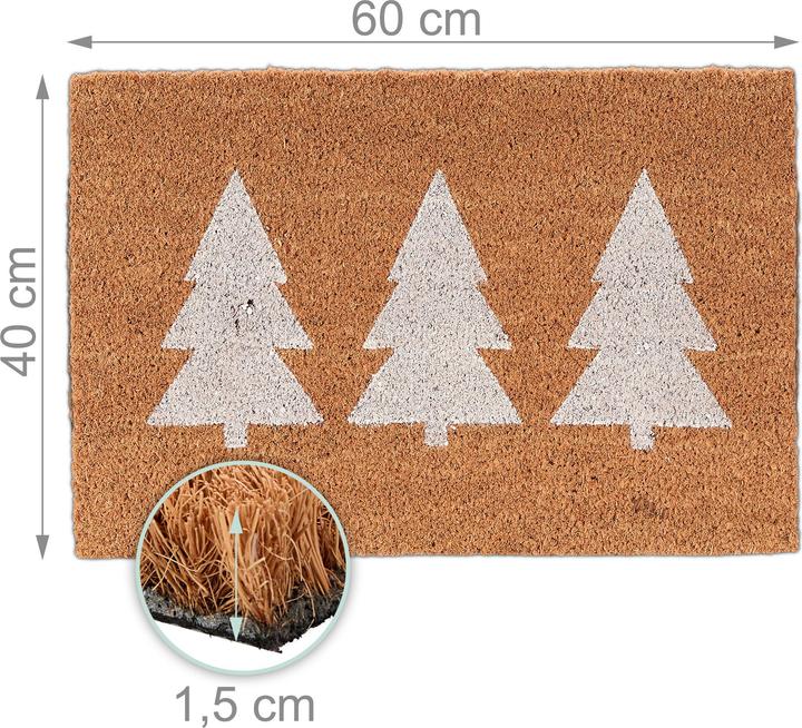 Productafbeelding Relaxdays Fussmatte (60 x 40 cm)