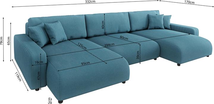 Actual product image Ropez Sara (Sofa landscape)