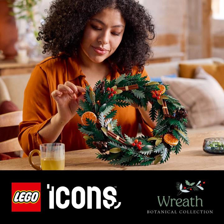 Image du produit LEGO Couronne de Noël (10340, LEGO Icons)