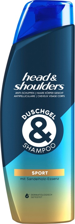 Actual product image Head & Shoulders Sports Shower Gel And Shampoo (225 ml)