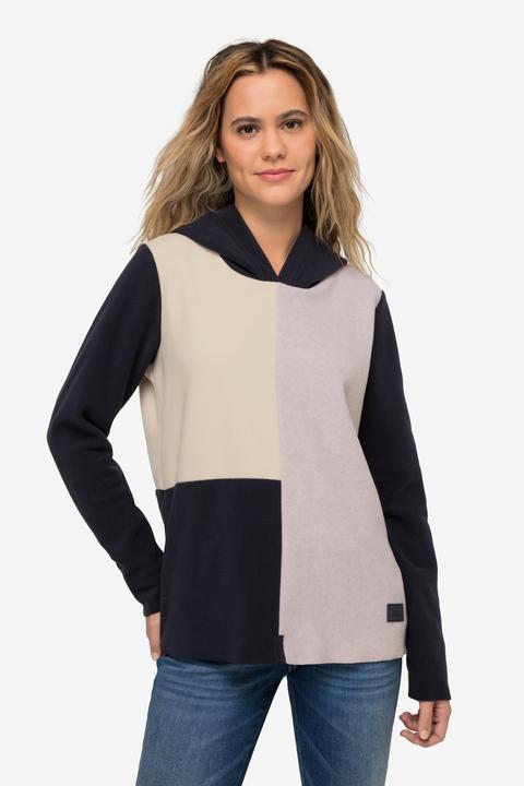 Produktbild Laurasøn Hoodie, Fleece, Colorblocking, Kapuze, Langarm, OEKO-TEX (XL)