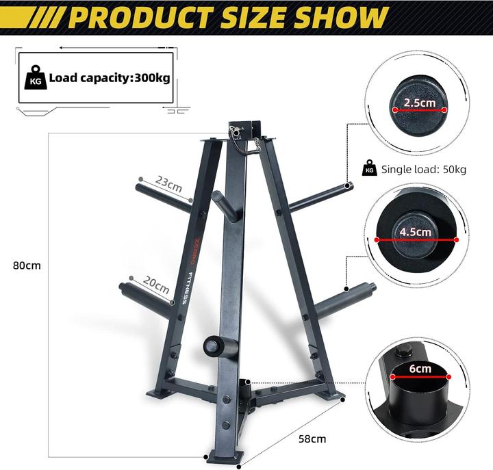 Produktbild CCLife Hantelscheibenständer