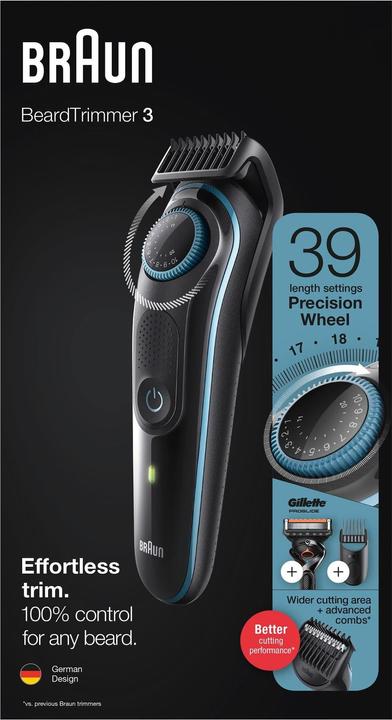 Productafbeelding Braun Baardtrimmer 3 BT3340. Baardtrimmer voor mannen