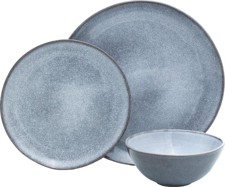 Actual product image Atelier Agave Basic Tableware Set 12-pieces Blue Sand (12 pcs.)