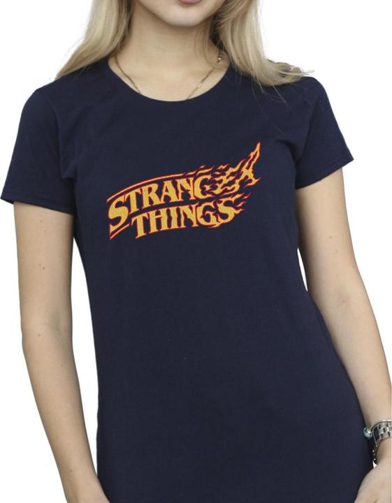 Produktbild Netflix Stranger Things Logo Breaking TShirt (L)