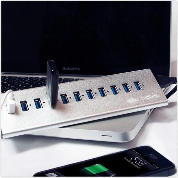 Produktbild LogiLink UA0229 (Micro USB, 10 Ports)