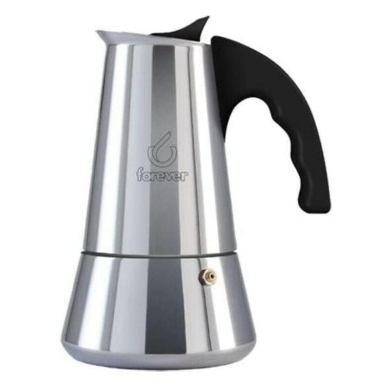 Forever Argento Signorina Conny, Caffettiera Moka,