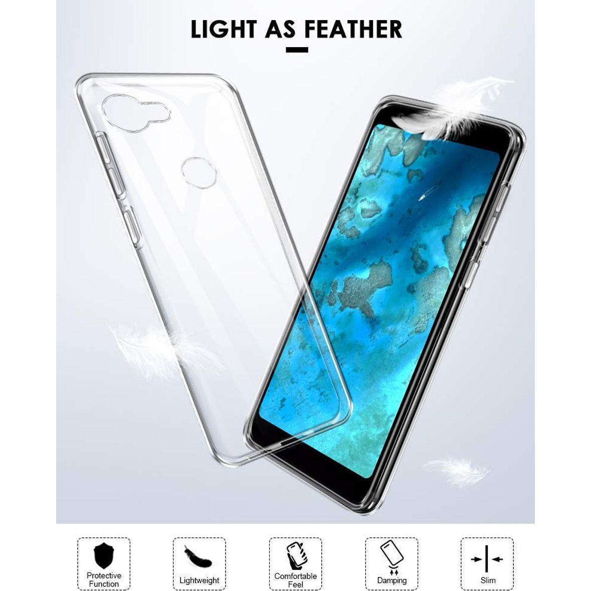 Thumbnail - König Design Google Pixel 3a Hülle Case Handy Cover Schutz Tasche Schutzhülle Transparent Neu (Google Pixel 3a), Smartph...