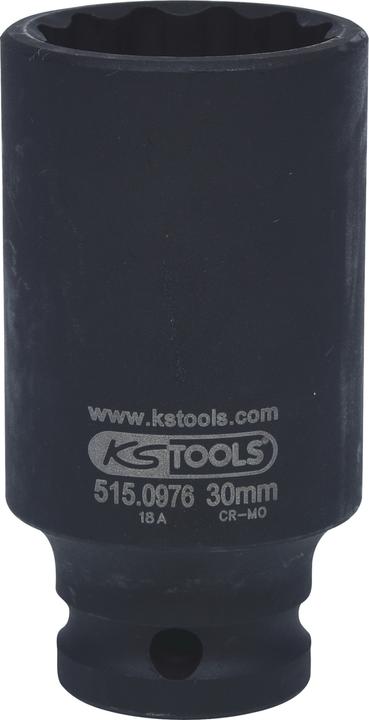 Actual product image KS Tools 1/2" power socket long (30 mm)