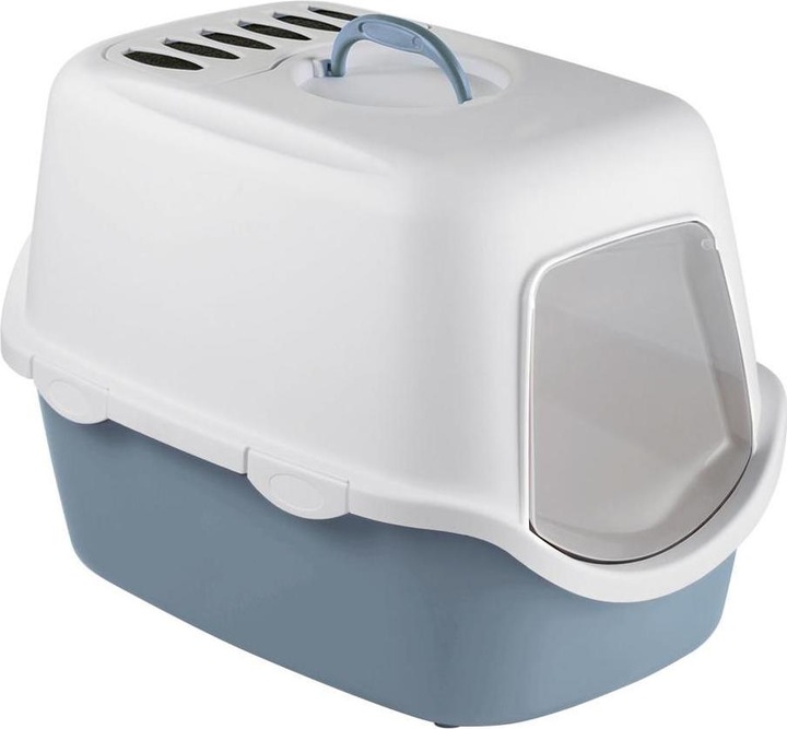 Immagine prodotto Zolux Toilette con filtro per gatti Cathy, blu (Lettiera per gatti chiusa)