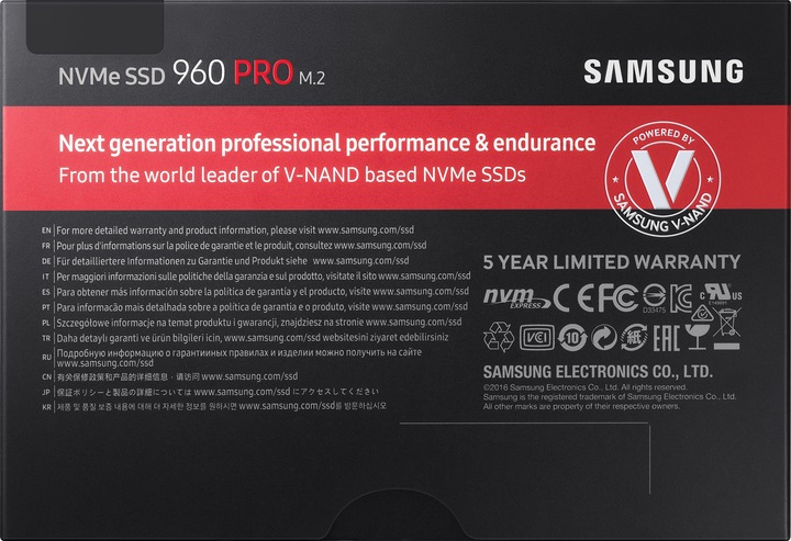 Produktbild Samsung 960 Pro (512 GB, M.2)