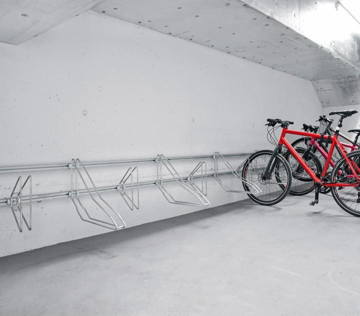 Actual product image Moravia Bike rack 1213 for 7 bikes Width: 2800 mm