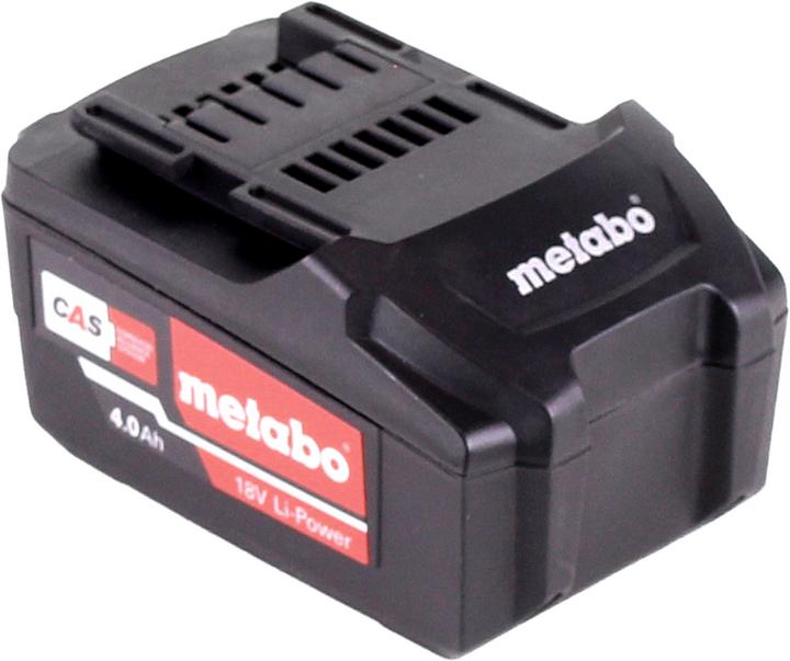 Produktbild Metabo Akku Set 2x Li-Power Akkupack 18 V 4,0 Ah CAS Li-Ion Akku ( 2x 625591000 ) mit Ladestandsanze (18 V)