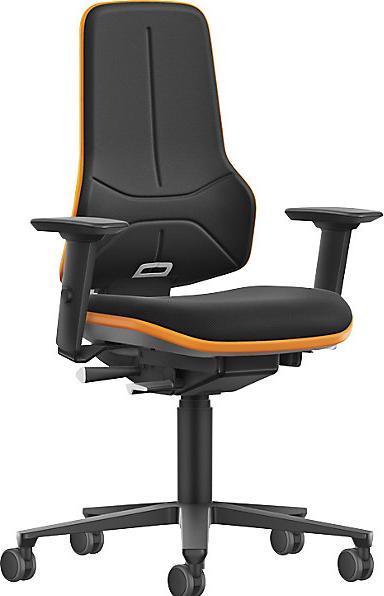 Bimos Siège d'atelier pour poids élevés NEON XXL, avec roulettes, mécanisme synchrone