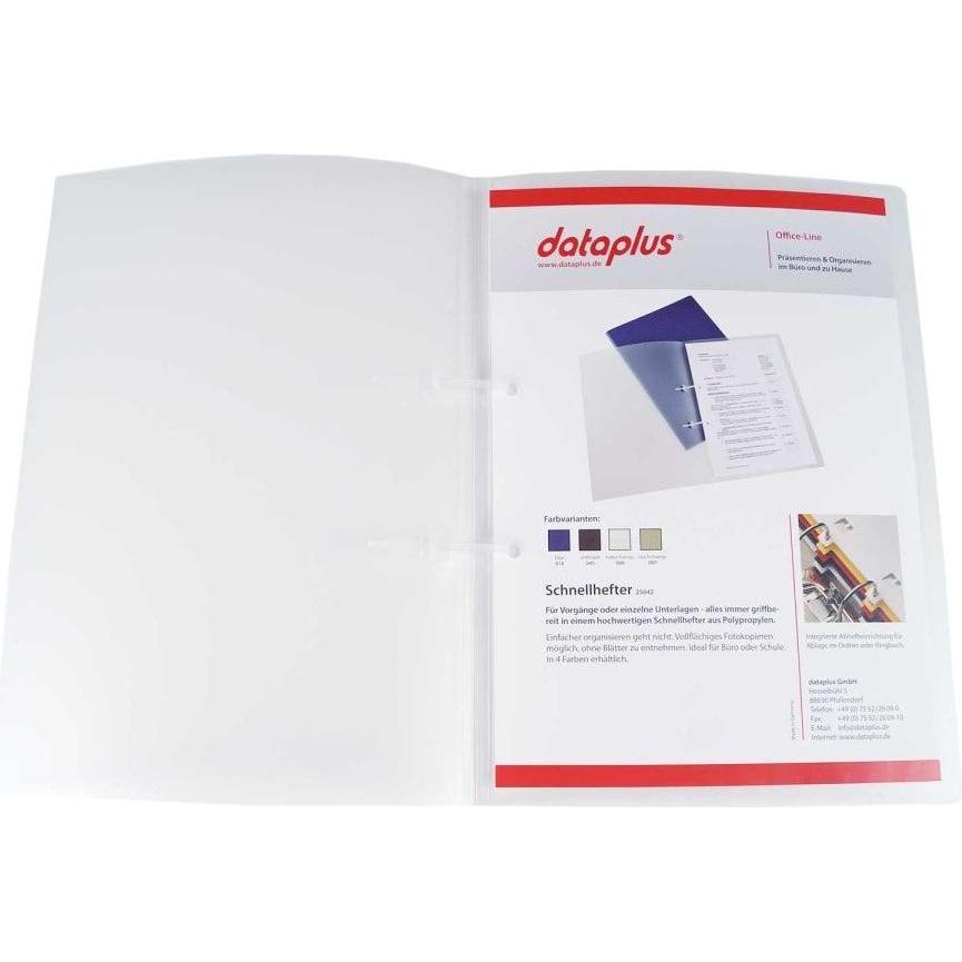 Dataplus, Mappe, Schnellhefter A4 PP bis 30 Blatt transparent (A4, 1 x)