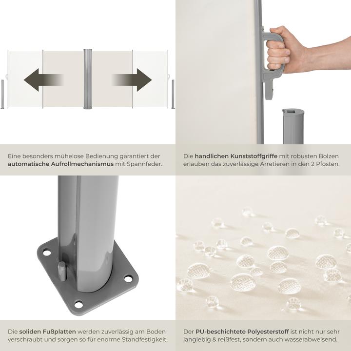 Image du produit tectake Paravent (6 m)