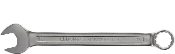Actual product image Gedore Red red Combination spanner, SW 16 mm, matt satin finish, chrome vanadium steel, silver (16 mm)