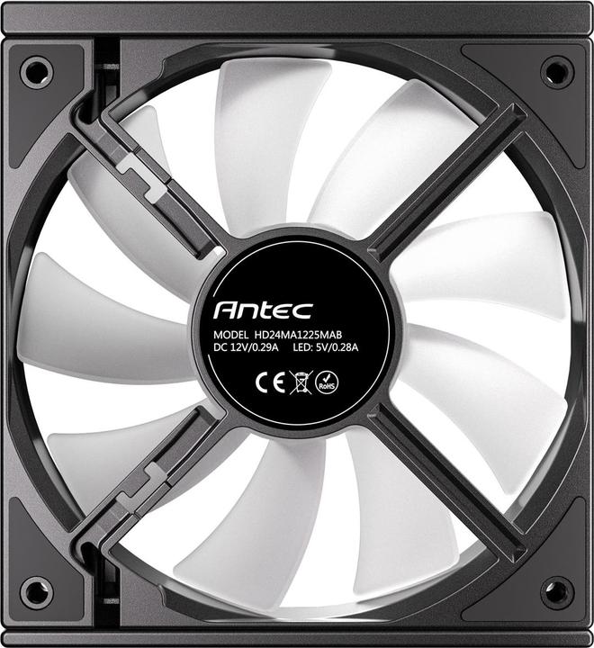 Actual product image Antec Connect 120 ARGB PWM Zwart set van 3 (120 mm, 3 x)