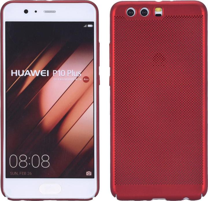 Produktbild König Design Huawei P10 Hard Case Handyhülle Schutzhülle Cover Bumper Schale Rahmen Rot Matt (Haier P10)