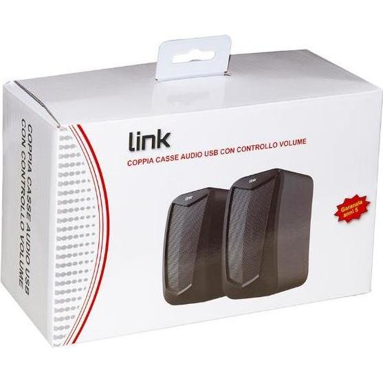 Link Casse Audio 5W Usb con Controllo, Altoparlante PC