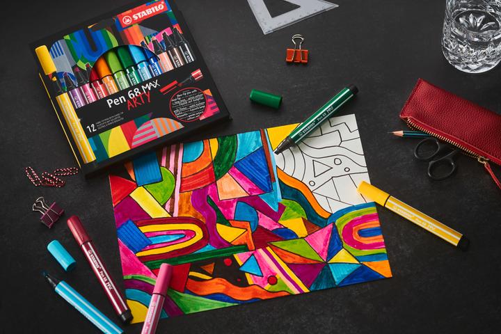 Actual product image STABILO PEN 68 MAX ARTY - fibre-tip pens (24 x)
