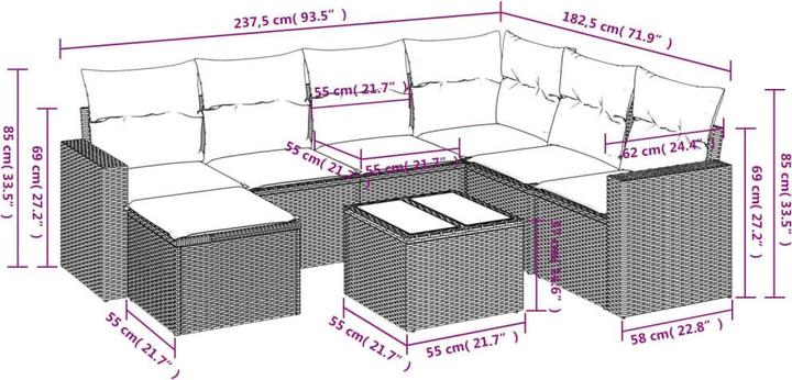 Produktbild vidaXL Houston