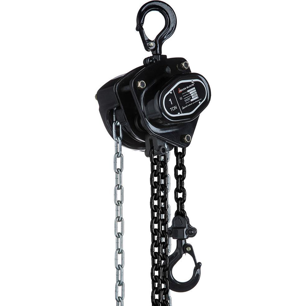 Delta, Paranco a fune + gru da officina, DB.0.06401006 Handkettenzug - 1 Tonne - 6 Meter