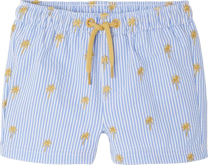 Produktbild Vertbaudet Jungen Baby Badeshorts mit Streifen und Palmen