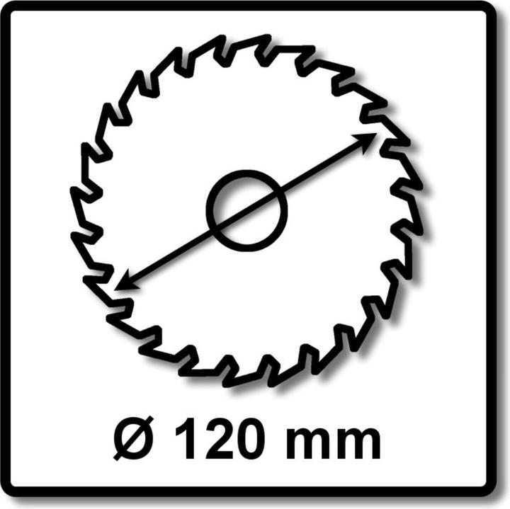 Actual product image Bosch Professional Zubehör Cordless circular saw blade Expert for Wood, 120 x 1.7/1.2 x 20, 24 teeth