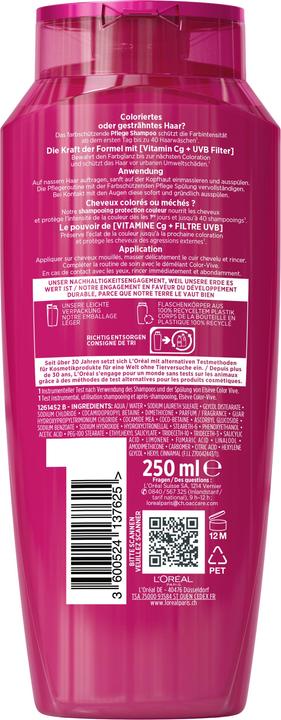 Image du produit L'Oréal Paris Elseve Colorvive/Vibrancy (250 ml, Shampoing liquide)