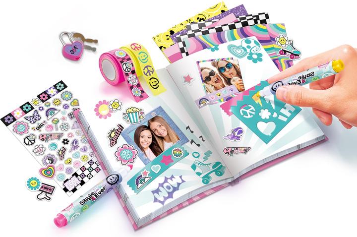 Produktbild Style 4 Ever Scrapbooking Hemmelig Dagbog