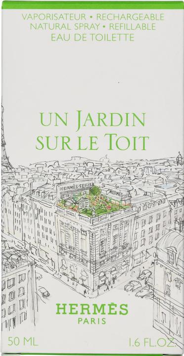 Actual product image Hermès Un Jardin Sur le Toit Eau De Toilette Refillable 50 ml (unisex) (Eau de toilette, 50 ml)