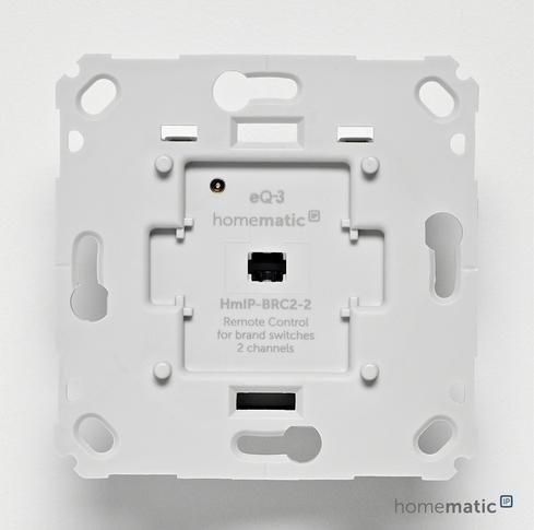 Produktbild Homematic IP HmIP Wandtaster– 2-fach,HmIP-BRC2-2