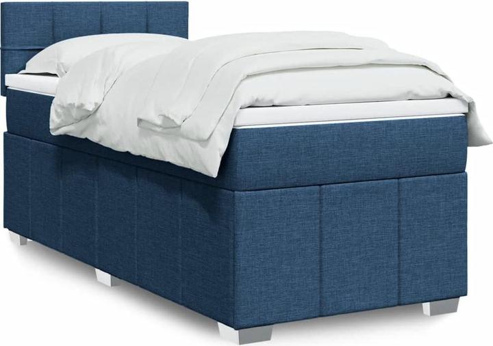 vidaXL Bo x springbett mit Matratze 90 x 200 cm Stoff (90 x 200 cm)