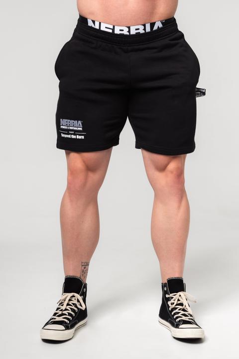 Produktbild Nebbia Sweatshorts Gym Bro 352 - black (M)