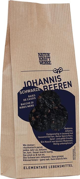Produktbild NaturKraftWerke Schwarze Johannisbeeren getrocknet Bio/kbA (150 g)