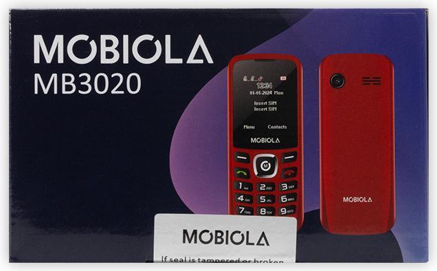 Actual product image Mobiola GSM-TELEFON FÜR SENIOREN MB3020 2G ROT