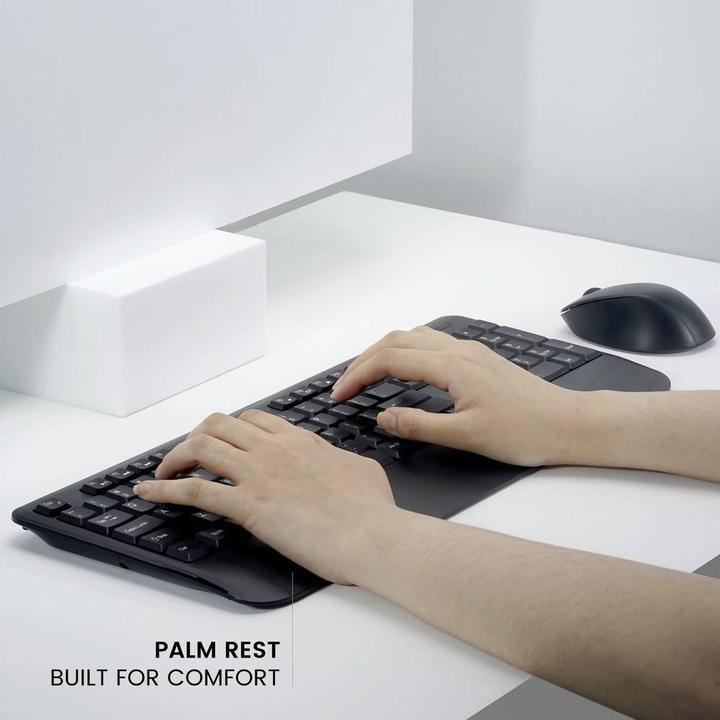 Produktbild Perixx 11668 Tastatur RF Wireless QWERTY US Englisch Schwarz (US, Kabellos)