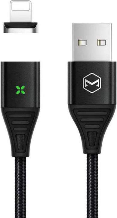 Produktbild Mcdodo Magnetic Lightning Data Cable 1.2m - Black (1.20 m, USB 3.2 Gen 1)