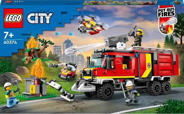 Produktbild LEGO Einsatzleitwagen der Feuerwehr (60374, LEGO City)