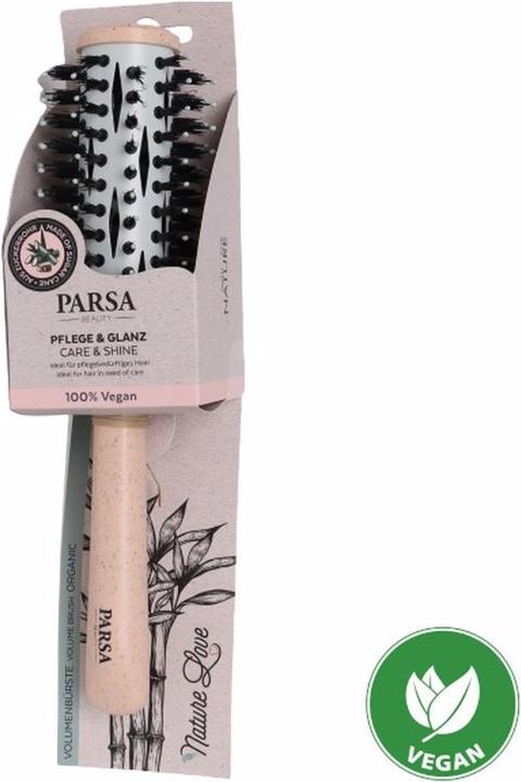 Actual product image Parsa Beauty Round brush Organic Medium Beige