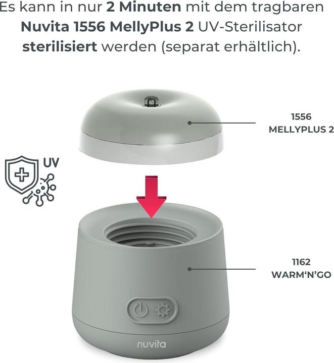 Immagine prodotto Nuvita chauffe-biberon nomade ricaricabile incl. 6 adattatori