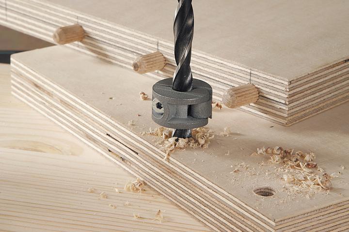 Actual product image wolfcraft wolfcraft 1 Univ.-Tiefenstopp-Set 3-tlg. ø6,8,10mm (6, 8, 10 mm)