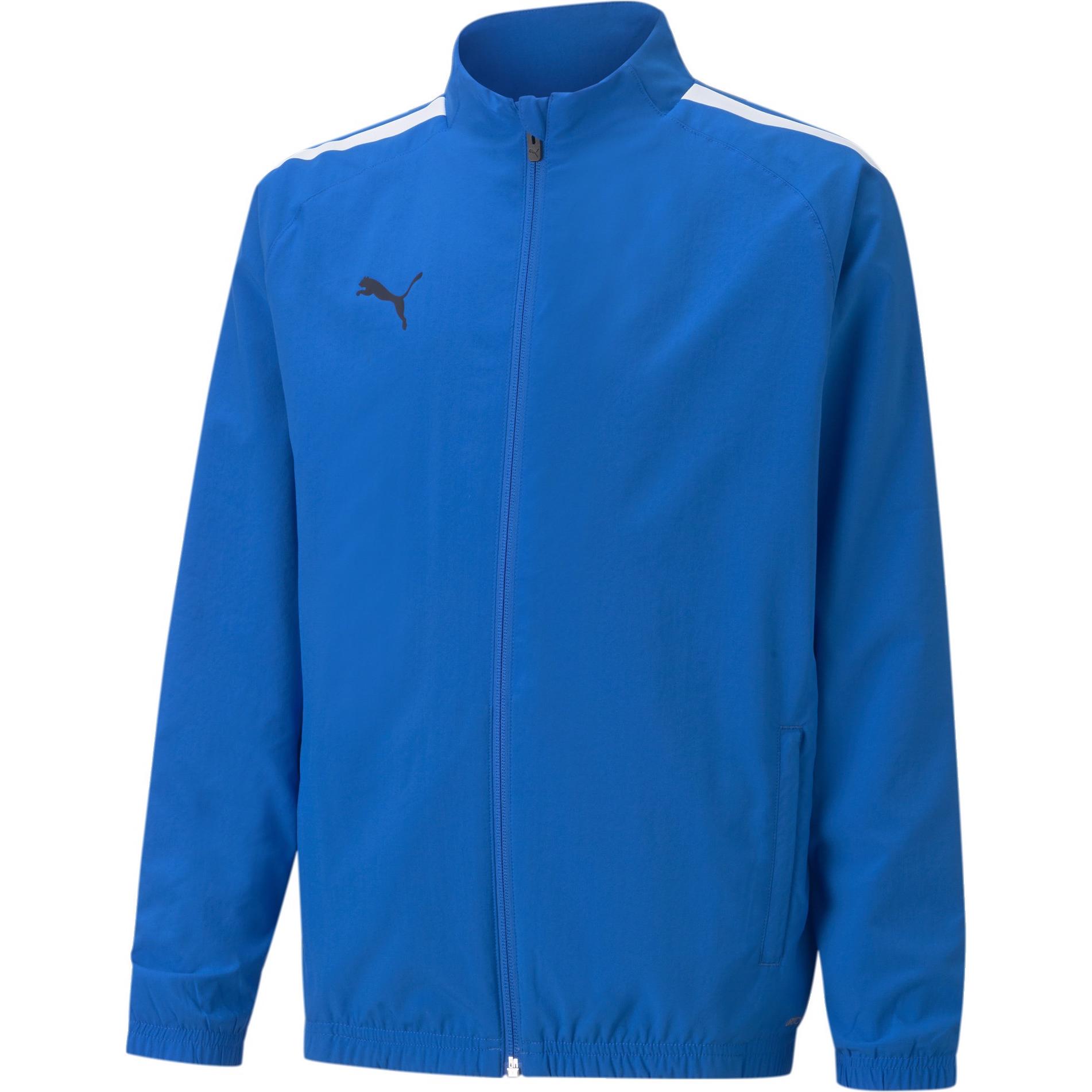 Puma, Jungen, Laufjacke, teamLIGA Sideline Jkt Jr-657260 (176), Blau, 176